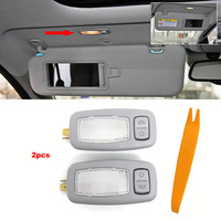 2Pcs OEM Genuine Interior Vanity Lamp LH RH Gray For Hyundai 2011-2015 i45 YF Sonata Elantra / AVANTE MD Forte / Koup K3 Forte