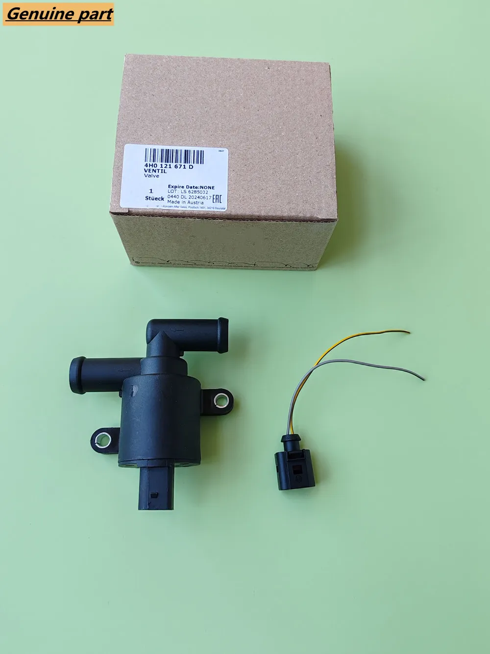 Made IN Germany Genuine 4H0121671B / 4H0121671D Heater Control Water Valve HVAC For Audi A6 A4 Q7 A8 Q3 Q7 VW CC GTI Tiguan Golf