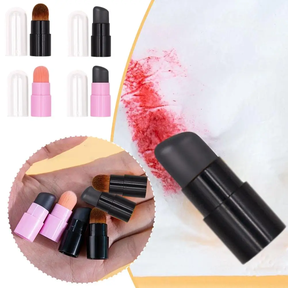 Angulado Silicone Lip Brush, corretivo maquiagem ferramenta, batom redondo, portátil, macio, Q Fingertips, G9x9