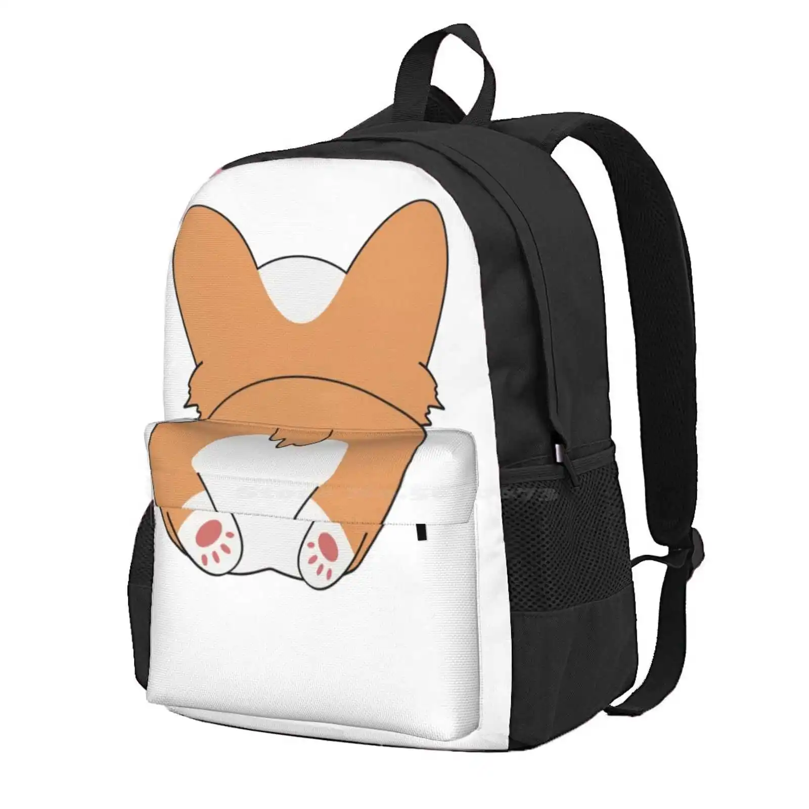 

Corgi Butt Hot Sale Schoolbag Backpack Fashion Bags Cute Corgi Butt Funny Dogs Corgi Love Corgi Over Dog Lover Dog Mom Dog Dad