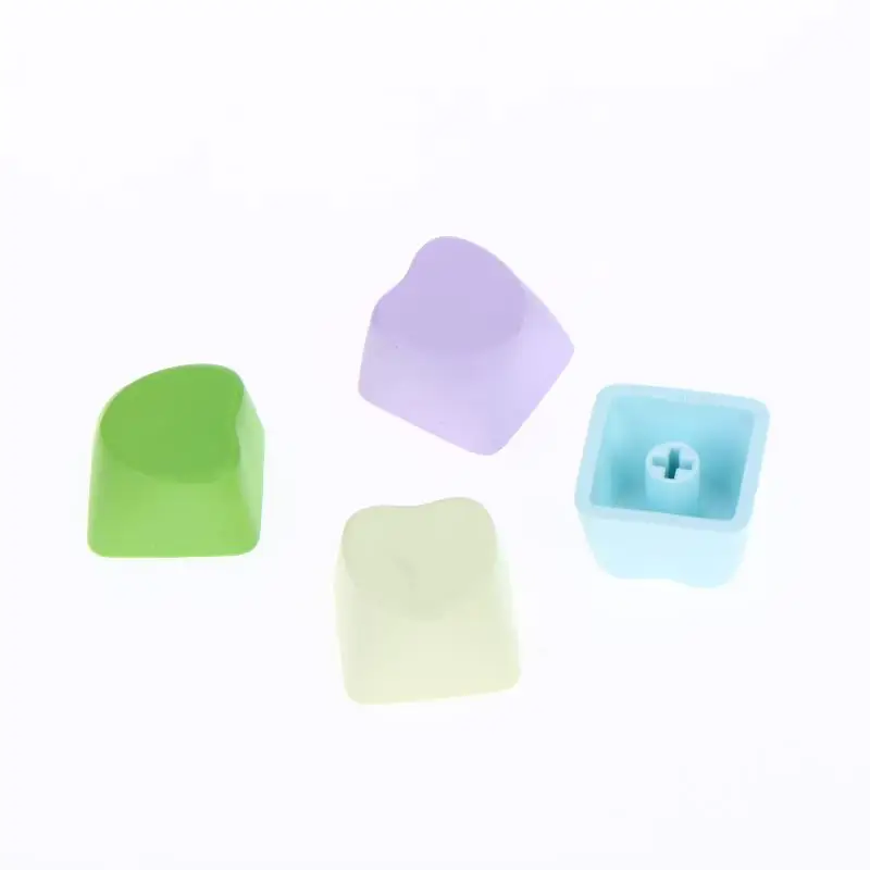 ~10/20pcs Heart-shaped No Engraved Keycap Pbt Thickened 1U Cherry Keycaps Oem Height Keycap Pbt Key DIY Mx Switches Keycaps