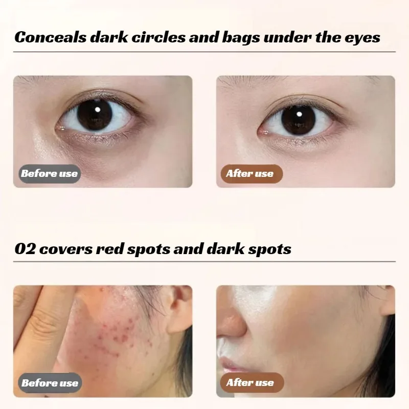 🔥 VENTA CALIENTE 🔥 Crema de base CakingOil Control de larga duración/acabado mate 24H/hidratación de la piel/cubierta total