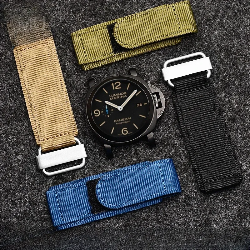 High Mechanical Strength and Good Toughness Nylon Watchbands for Bell Ross Series  Waterproof  Watch Strap 22 24mm