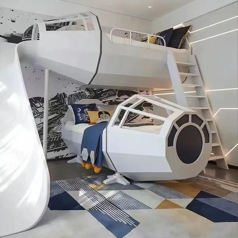 Go to bed, desk, light luxury single bed, simple multi-functional tree house bed