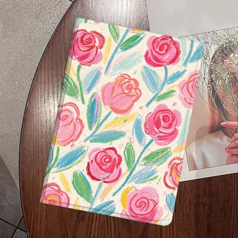 نمط الكتابة على الجدران الوردية لـ Vivo IQOO Pad2 Pad3 Pad5 Air SE Pro 12.1 12.3 13 11.5 11 بوصة حافظة كمبيوتر لوحي #2