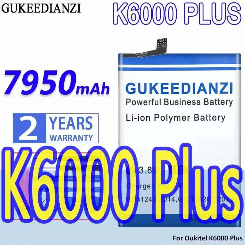 

For Oukitel K6000 Plus Safe 7950Mah Mobile Phone Battery