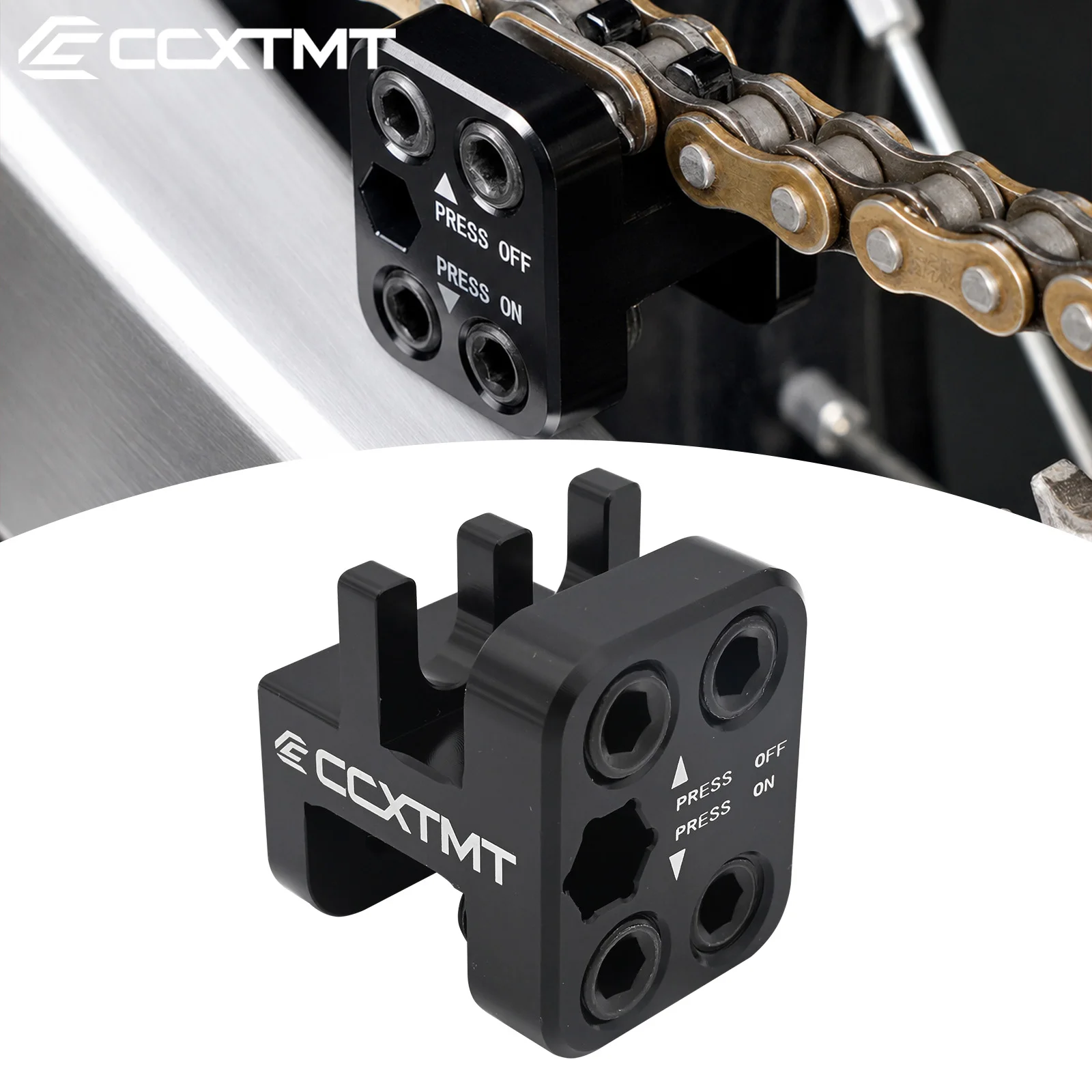 Master Link Press Tool Chain Splitter Link Changing Tool For KTM BMW YAMAHA SUZUKI HONDA For with 420 chains and most 50 series