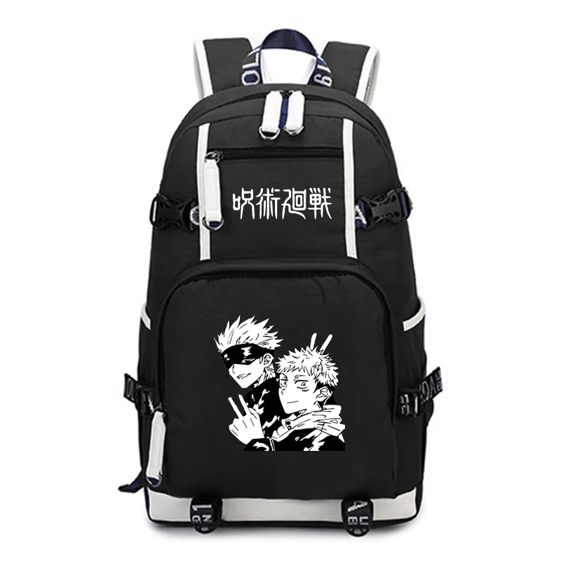 Japan Anime Jujutsu Kaisen Gojo Satoru Backpack for Boys Girls School Bags Teenager Travel Bags Student Large Capacity Rucksack