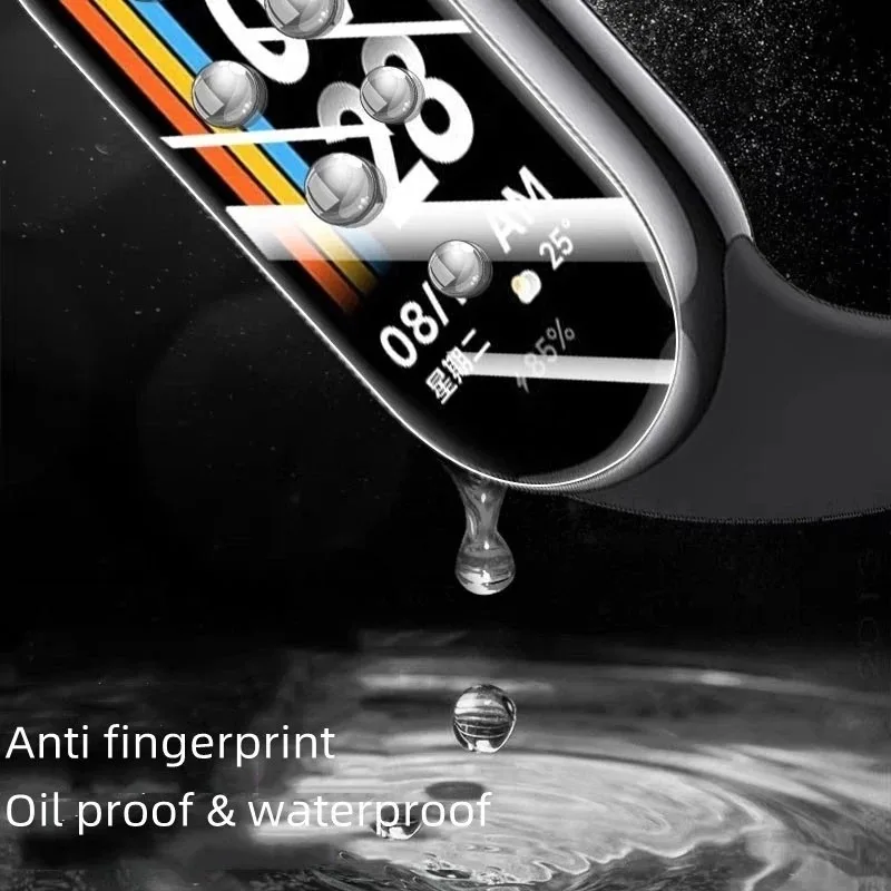 Xiaomi Mi Band 9,8,7,9,5ユニット用のスマート腕時計用ソフトヒドロゲルスクリーンプロテクター
