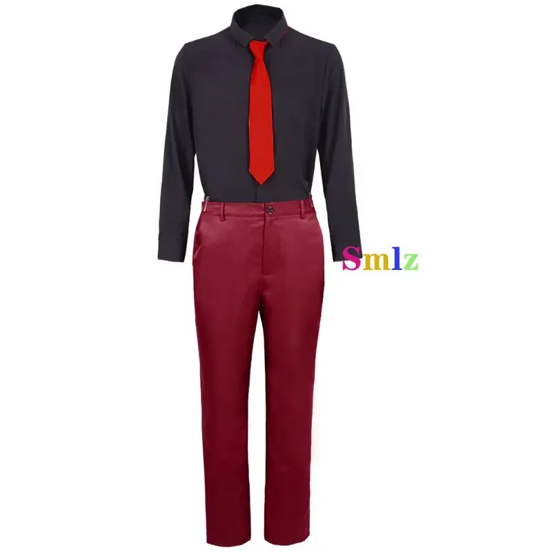 Anime Piratas Sanji Cosplay Traje para Homens, Uniforme Vermelho, Chef Sanji Wig, Trajes de Carnaval de Halloween