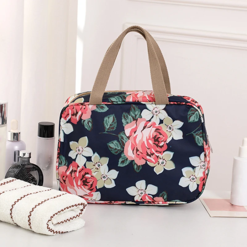 Large capacity portable travel handbag business trip thickened bag side liner bath pocket waterproof toiletries storage bag