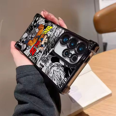 Soft Phone Cover Case for Samsung Galaxy S24 S25 Edge S20 FE S21 Plus S23 S22 Ultra Dragons Ball Z