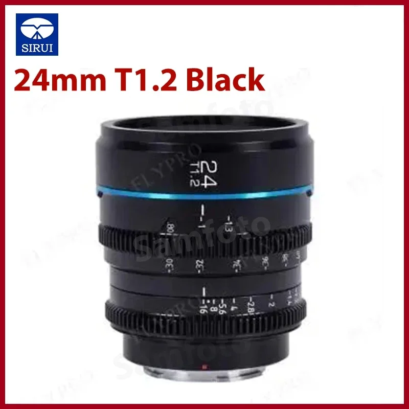 sirui night walker 16mm 24mm 35mm 55mm 75mm T1.2 S35 Cine Lens For