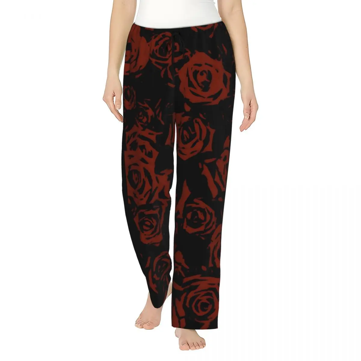 Women's Pajama Pants Halloween Gothic Lounge Pants Comfy Spooky Season Aesthetic Pajama Bottoms Home