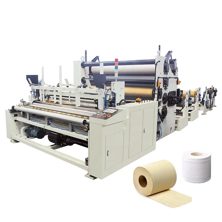 Customized Full Automatic Production Line Small Toilet Tissue Paper Roll Making Machine