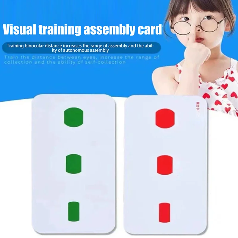Visual Training Practice Card Children Strabismus Amblyopia Ability Exercise Adjustment Fu-sion Visual Function Correction