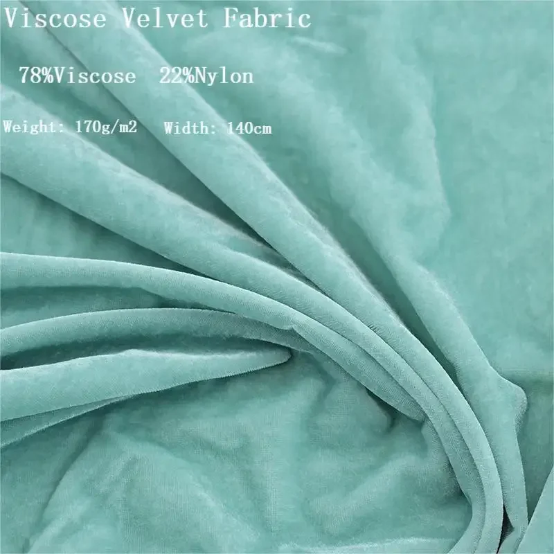 78%Viscose 22%nylon velvet imitation silk velvet skin-friendly fabrics for dress home wear pajamas fashion fabric