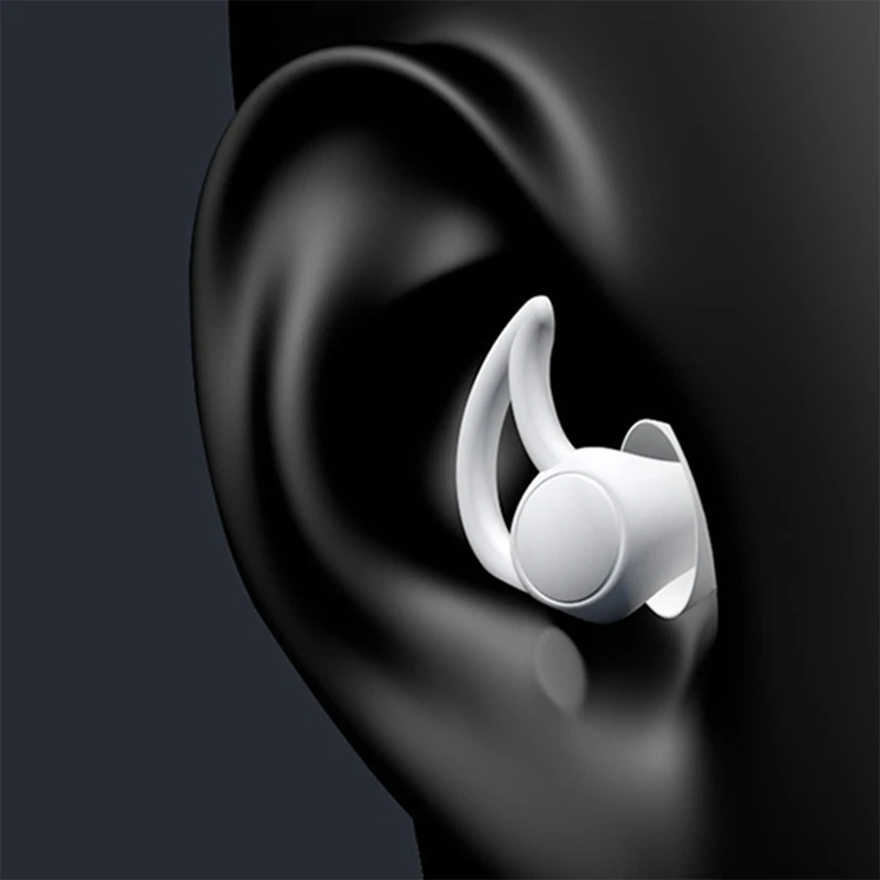 

ABAJ-1 Pair Earplugs Comfortable Cone-Shaped Travel Sleep Noise-Proof Earplugs Sleep Sound Ear Protection
