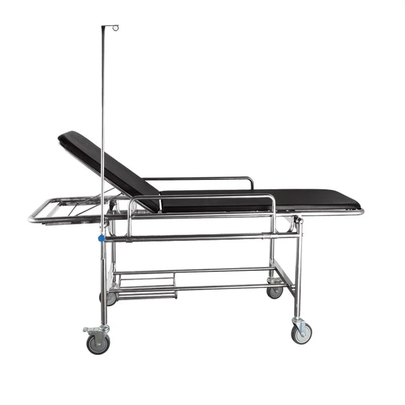 Wholesale Hospital Patient Transfer Stretcher Trolley with Mattress and Wheels