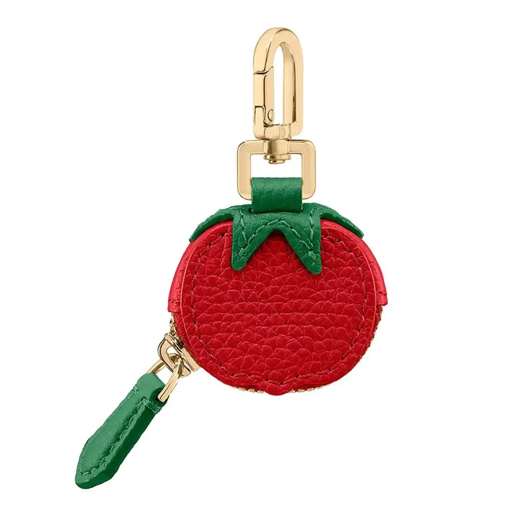 

Mini Lemon Fruit Shape Coin Purse Cute Pu Leather Pendant Keychain Boy Girls Zipper Wallet Earphone Bag Portable Keyring Bags