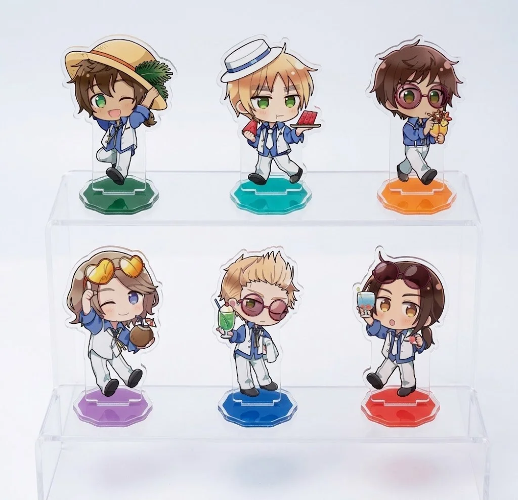 Hetalia World Stars Anime Acrylic Stand Figure Cute Chibi Italy Germany Japan Cosplay Desk Decor Fans Collection Gift