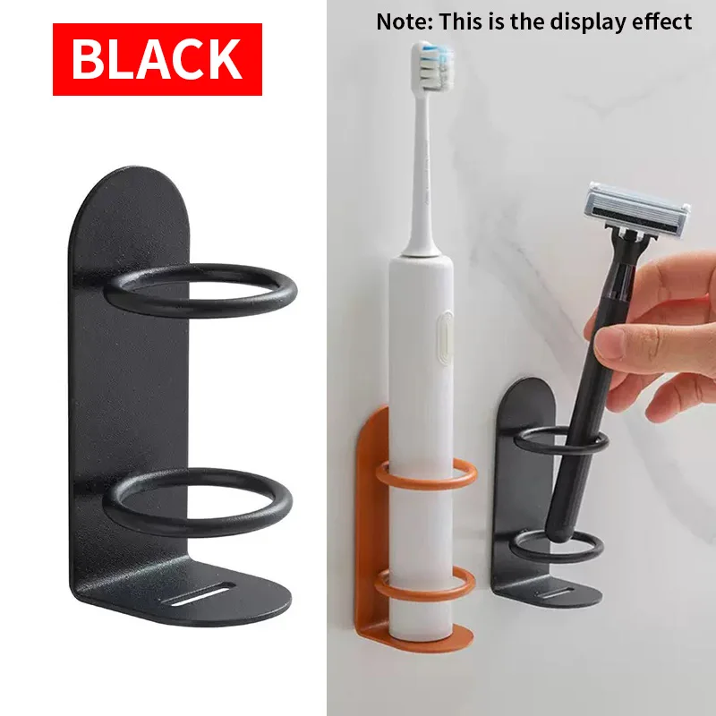 Multifunktionaler Zahnbürstenhalter aus Metall, ohne Bohren an der Wand montierbar, geeignet für Zuhause, Badezimmer, Toilettenartikel – Detail 6