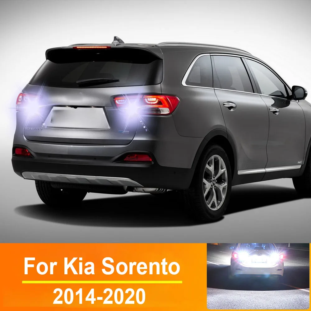 

2Pcs Reversing Light For Kia Sorento 2014 2015 2016 2017 2018 2019 2020 parts Accessories T15 LED Backup Light Bulb Canbus