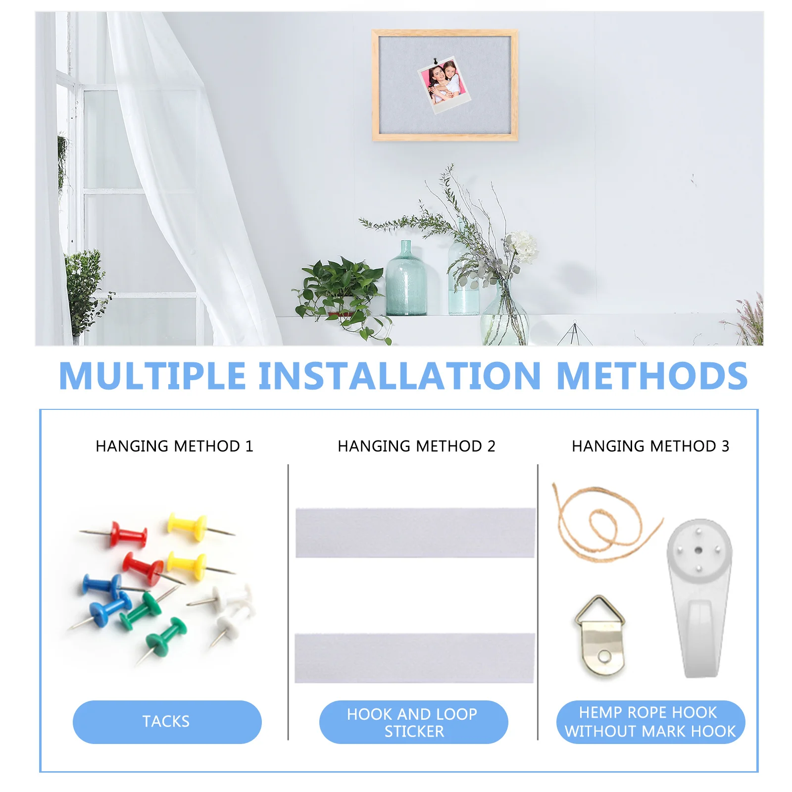 1 قطعة Diy بها بنفسك ورأى عرض الصور للفصول الدراسية المنزل استخدام مذكرة لوحة إشعار مسدس لوحة الإعلانات لينة الفلين جدار قابلة للتركيب #6