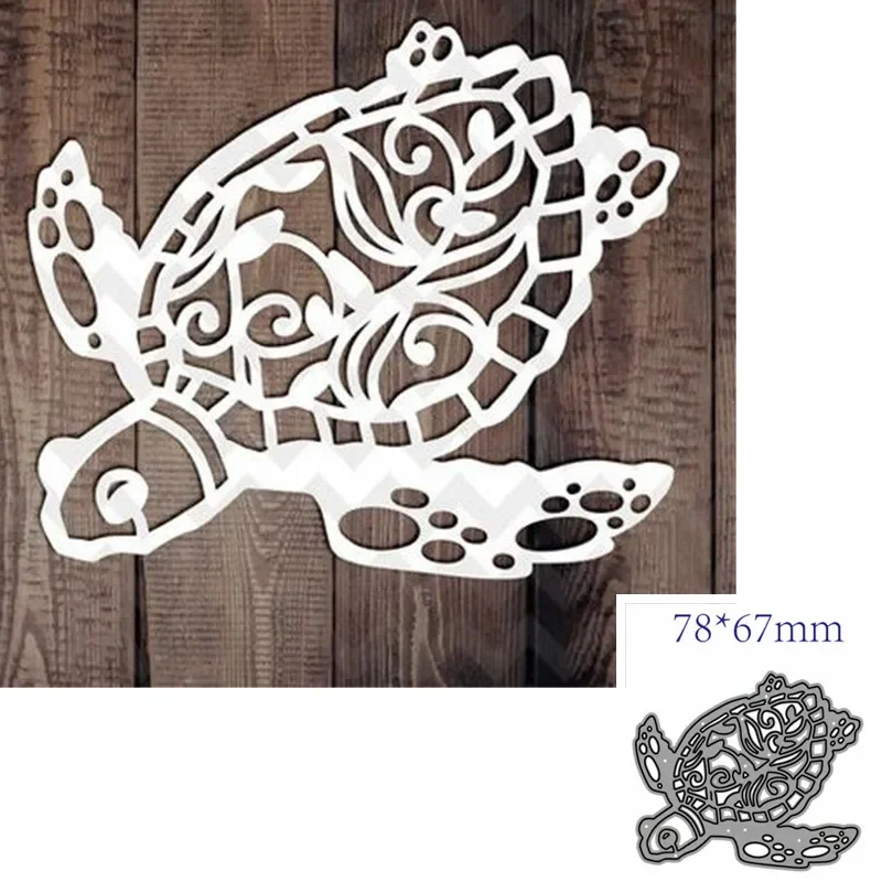 Metal Cutting Dies Cut Animal tortoise Decoration Scrapbook Paper Craft Knife Mould Blade Punch Stencils