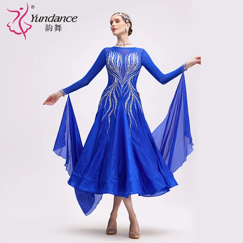 

B-24160 Custom Womens Ballroom Dance Dresses Unique Design Dance wear For Practice Dance Class Competition Stage Performance