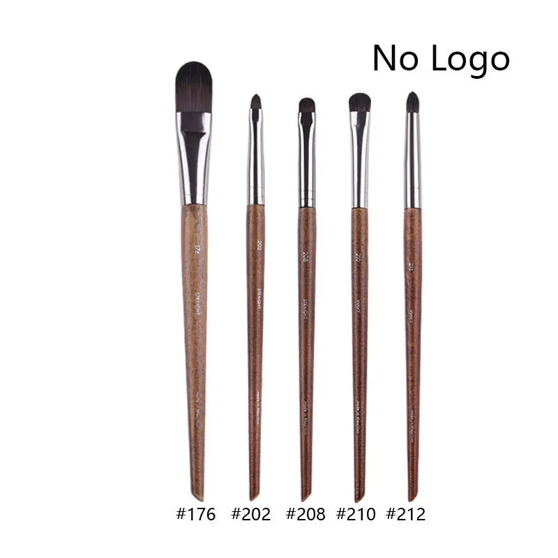 5pcs/set Natural Wood Eyeshadow Makeup Brushes Eye Detail Make Up Brush Concealer Crease Smudge Cosmetic tools Set Thin liner