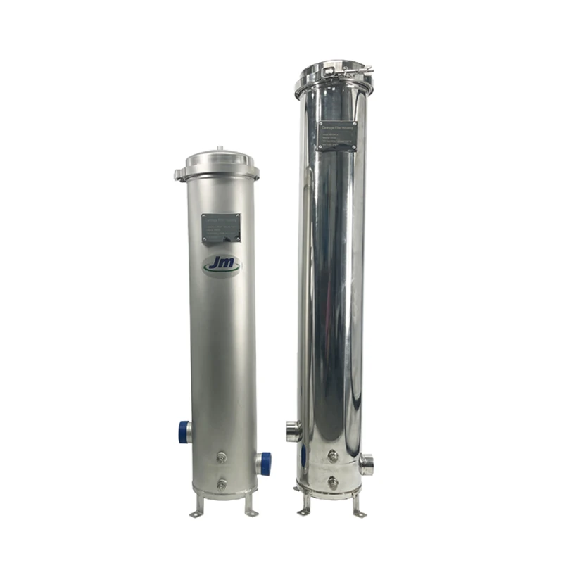 20 Inch SS304 Clamp Type Slim Cartridge Filter Housing W5L2, 100PSI High Pressure Stainless Steel Water Filter Shell