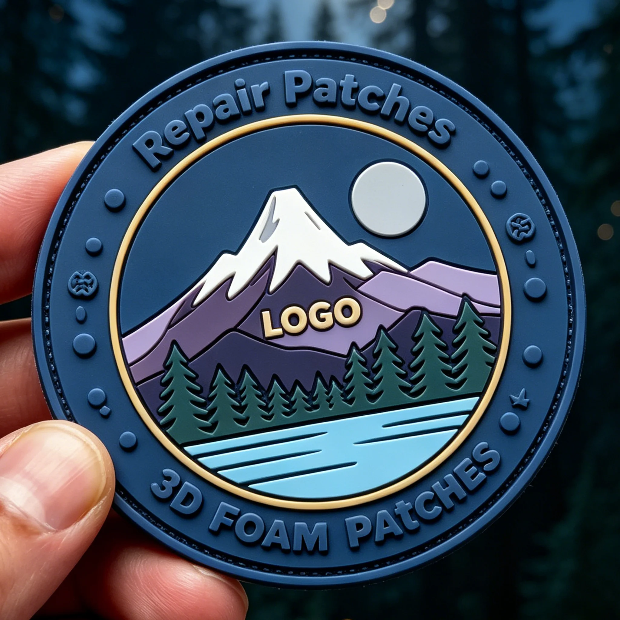 

Custom 2D 3D Tactical Morale Patch PVC Rubber Hook Loop for Backpack Vest Jacket Hat Helmet Decoration