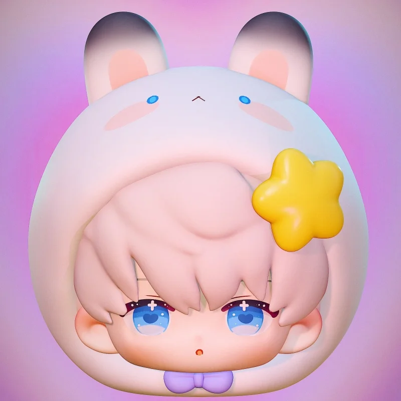 Xavier Zayne Rafayel Sylus Caleb Mini Figur Spiel Liebe und Deepspace Figur Puppe Modell Spielzeug Anime Cosplay Geschenk Niedlich