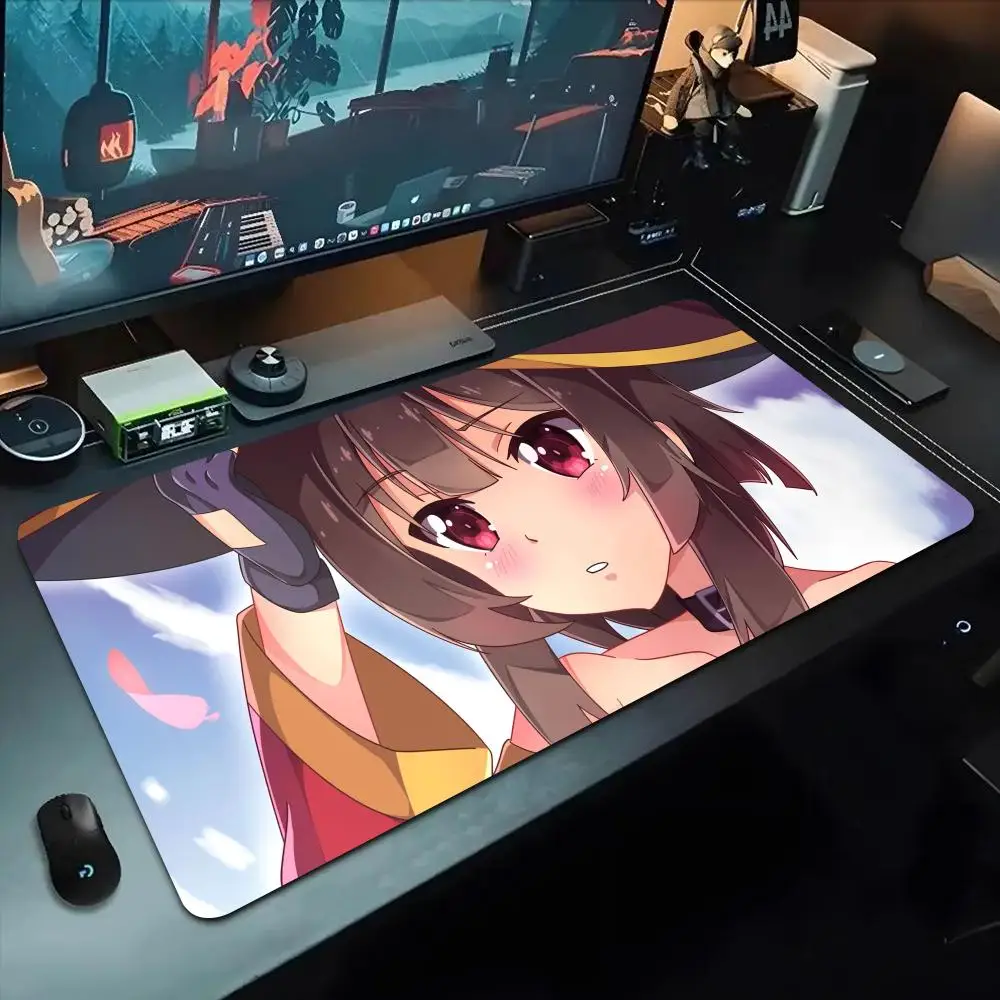 

megumin Mouse Pad 500X1000 mm Large Gaming Mousepad Gamer XL Rubber Otaku Keyboard Pad Laptop Desk Mat