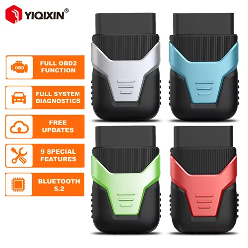 Escáner HUMZOR Z100 OBD2, sistema completo de prueba bidireccional 5,2, lector de Chip Bluetooth, herramienta de diagnóstico de coche con código de borrado, actualización gratuita