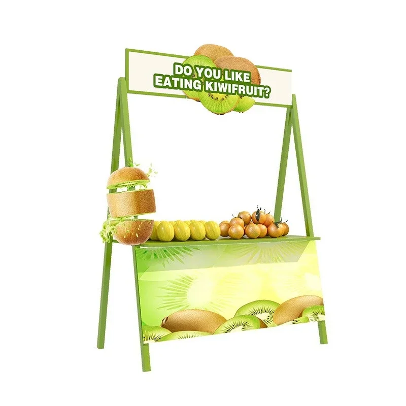 

Outdoor food street, snack stall promotional rack, market movable shelf Internet celebrity scenic spot large-scale event