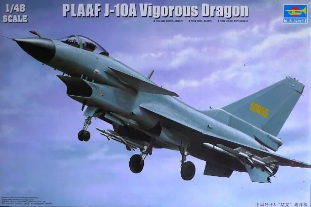 

Trumpeter 02841 PLAAF Chengdu J-10A энергичный дракон 1/48 военная сборка масштабная модель комплект игрушка «сделай сам», для подарка на день рождения