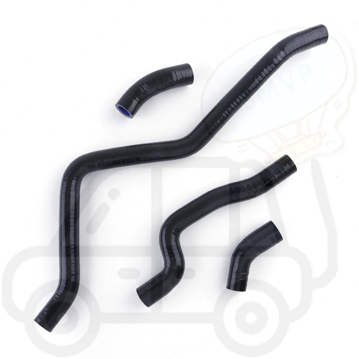 

4PCS 3PLY Silicone Radiator Tube Pipe Hose Kit For Yamaha Raptor 660 660R YFM660R 2001 2002 2003 2004 2005 Replacement Parts