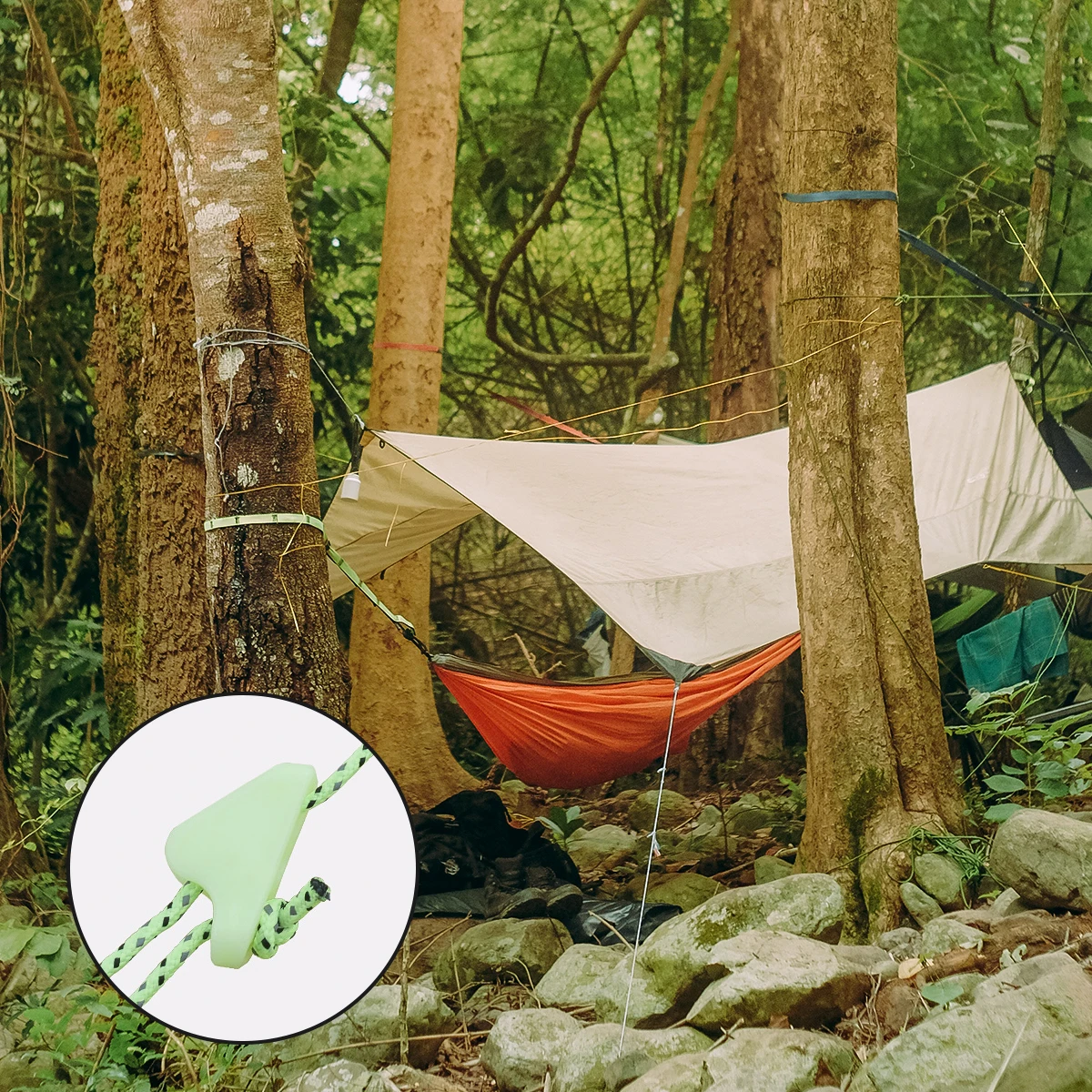 التخييم حبل مشبك لوازم التخييم حبل مشبك خيمة حبل مشبك مثلث حبل مشبك #2