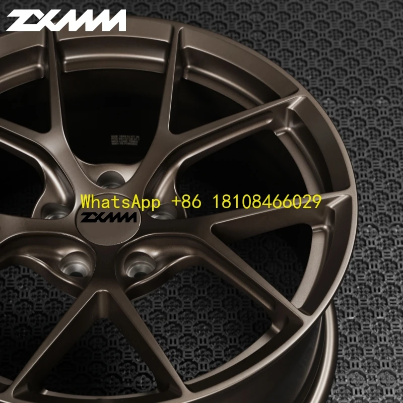 

ZXMM Aluminum Alloy Concave Wheel 5x112 5x114.3 5x120 17 18 19 20 21 Inch Rims Five Spoke ged Wheel