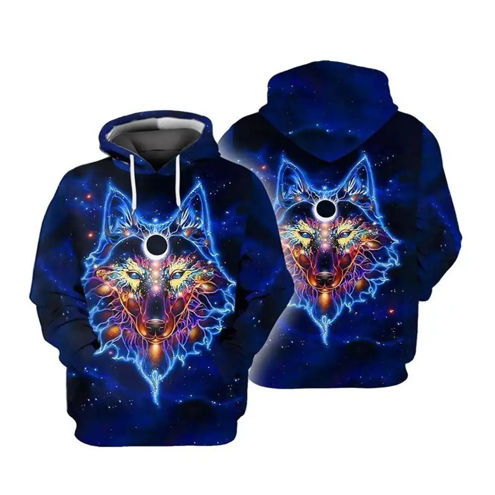 

Retro Men Hoodies Colorful Animal graphic 3D Print Man Pullover Casual Oversize Hoodies Hip Hop Comfortable Men's Clothing Tops