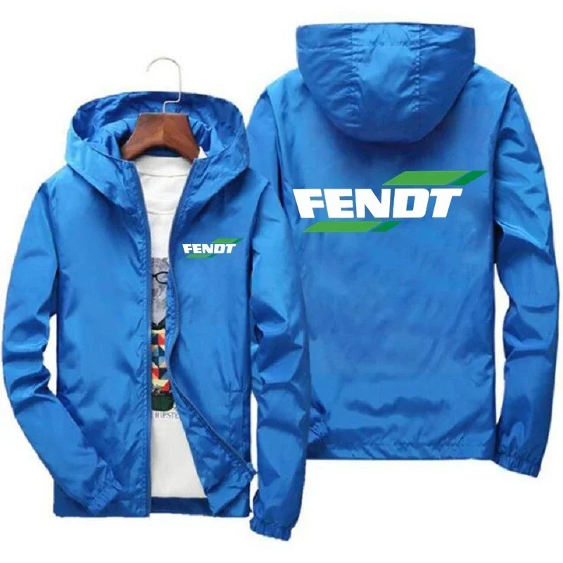 2026 Men's Hooded Sports Jacket Zipper Casual Comfortable Leather Jacket Fashionable Spring and Autumn Windproof Hooded Jackets