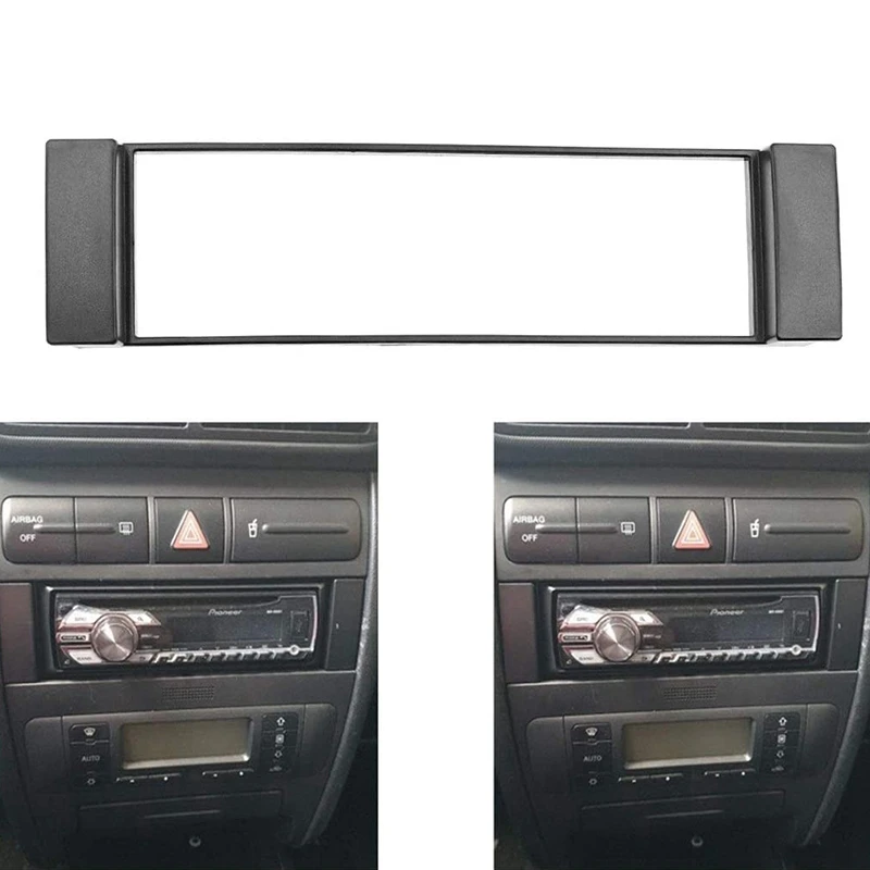 Fascia 1 Din Frame for -Audi A3 8L A6 4B Seat Toledo Leon Fiat Scudo Stereo Facia Plate Dash CD Trim 1 DIN Radio Cover image 3