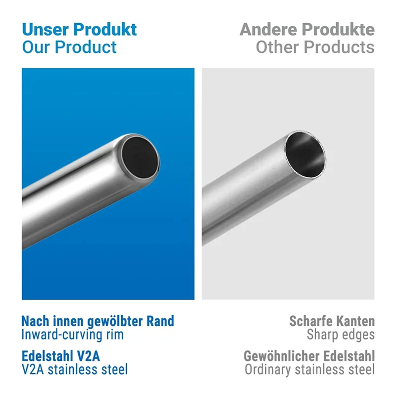 ABYP 식기 세척기 병 홀더 Sodastream Crystal 및 Duo 용 식기 세척기 인서트 (확장 된 실리콘 캡 포함), 26.7 Cm 10Pcs