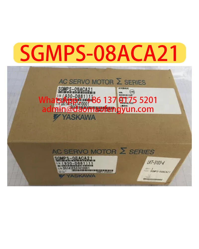

SGMPS-08ACA21 Brand New Servo Motor SGMPS 08ACA21，Fast shipping