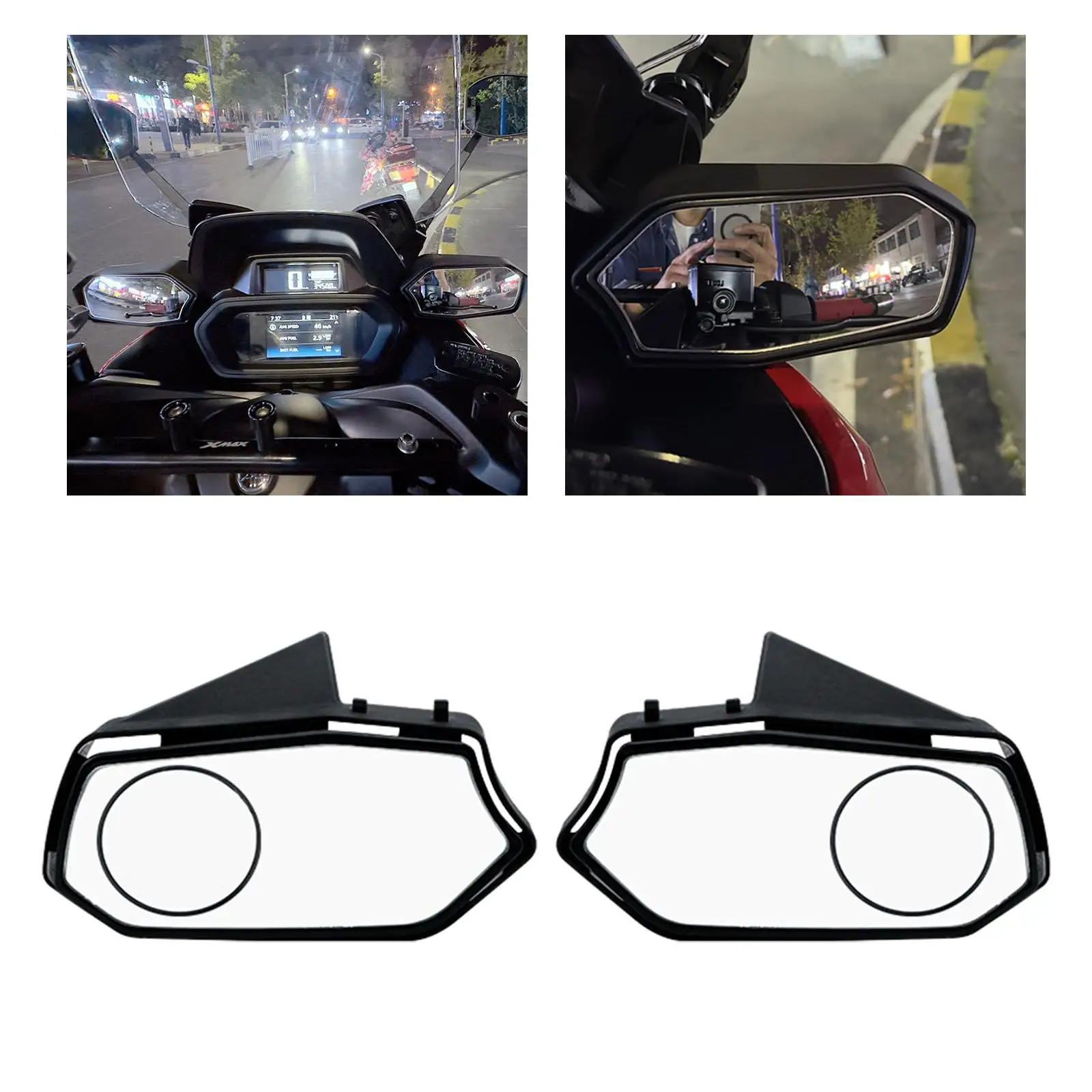 

2x Side Mirror for Yamaha Xmax300 23-24 Repair Motorcycle Rearview Mirror