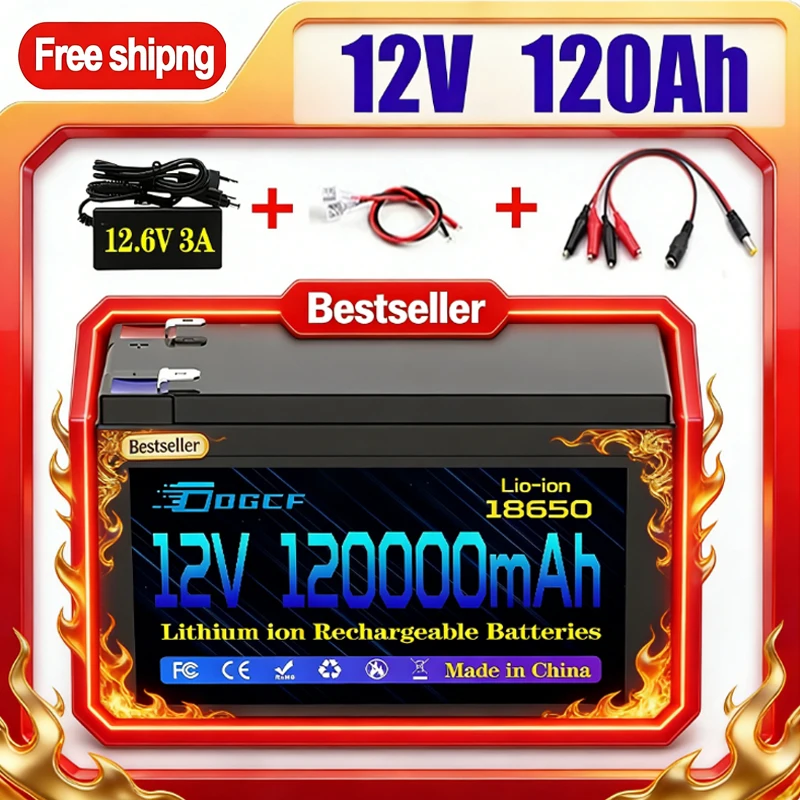 🔋️️2026 upgraded version of lithium iron phosphate sales champion lithium battery 12V 120Ahh portable rechargeable battery️️🔋