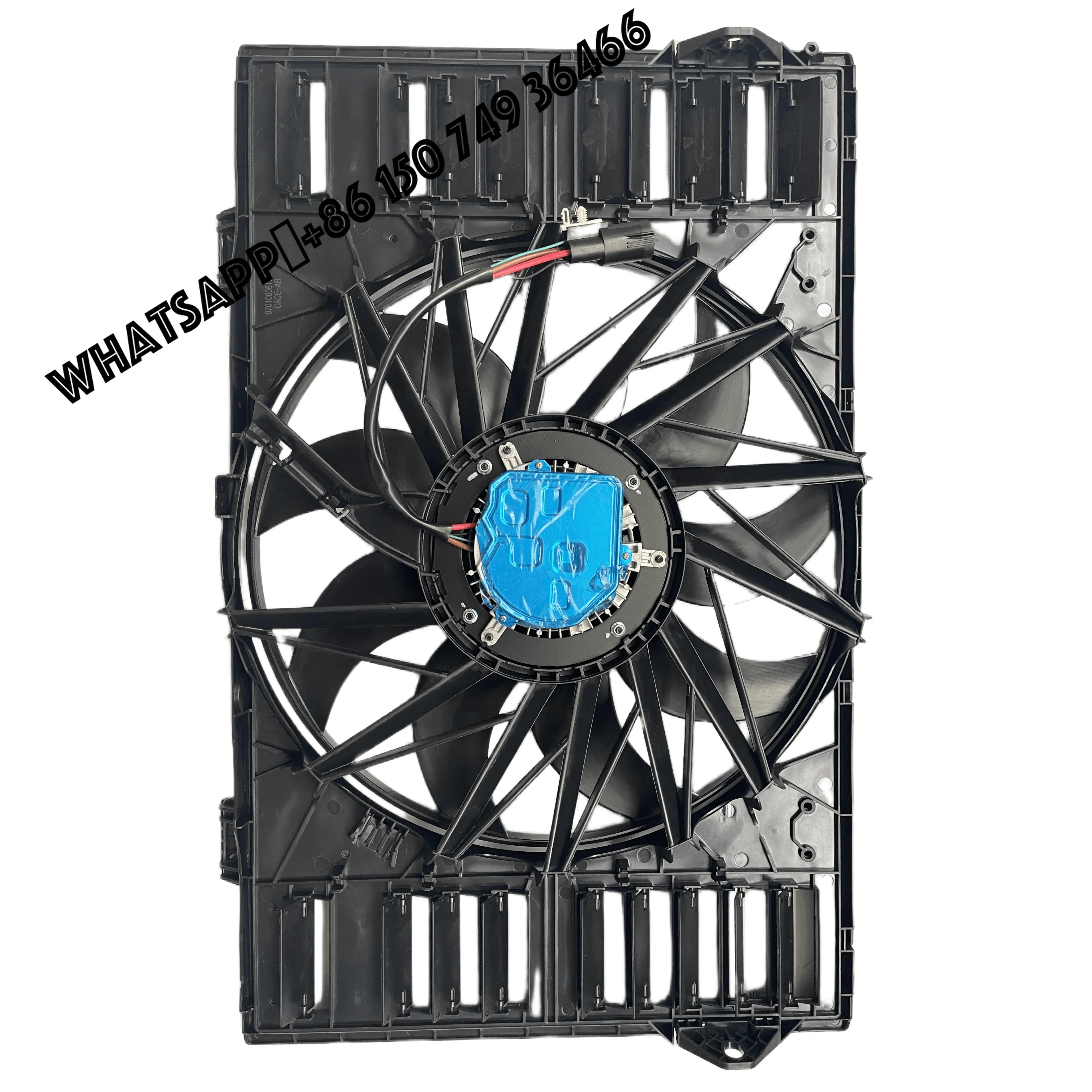 

Hot Sale Genuine for Porsche Panamera Radiator Fan Assembly OE 97010606106 600W Aluminum Cooling System Auto Parts Supplier