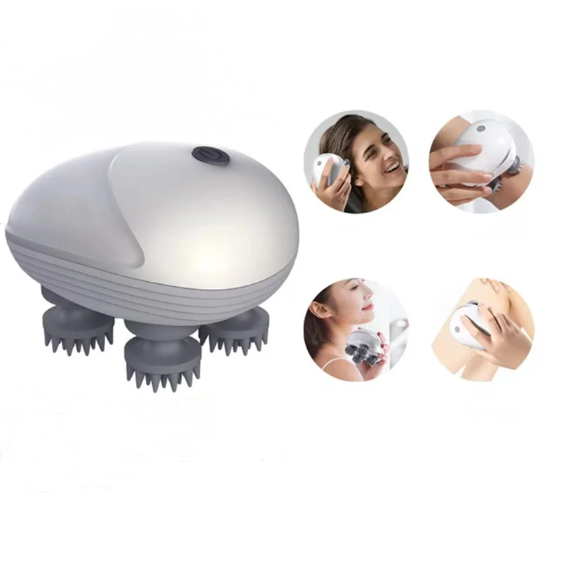 

Electric Head Massager Scalp Massage Kneading Vibrating Device Body Head Dragon Claw Deep Massage Instrument Relax Health Care